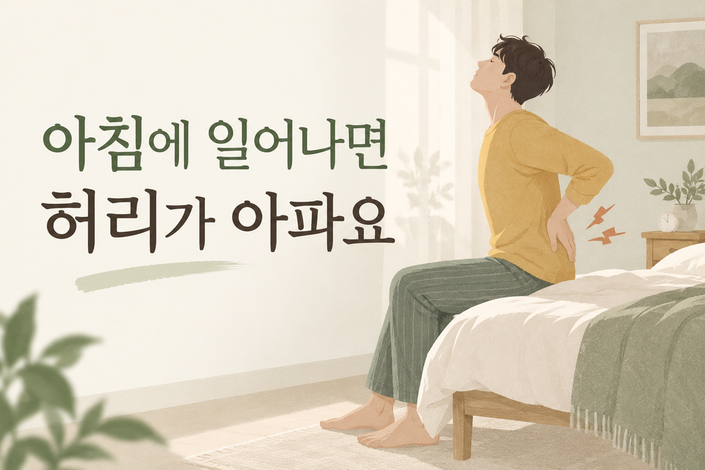 아침에 일어나면 허리가 아파요 썸네일