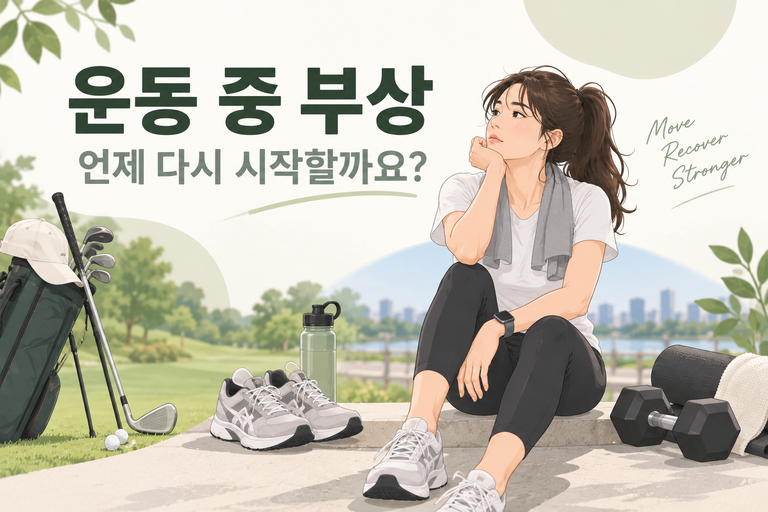 12. 운동 중 통증, 언제 멈추고 언제 다시 시작할까요? | 운동 부상 초기 대처와 복귀